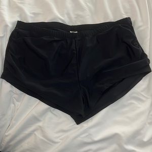 Arizona Jean Company Black Swim Shorts Bikini Bottoms Plus Size 1X Swimwear